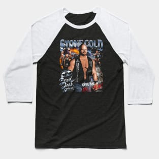 Stone Cold Steve Austin Give Me The Hell Yeah Baseball T-Shirt